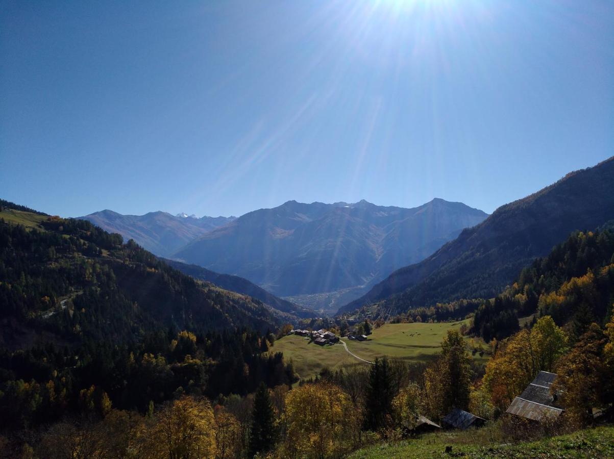B&B Chalet Rustica Inden, Leukerbad Exterior foto